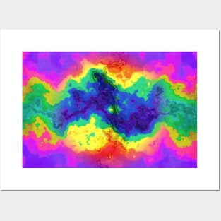 LGBT Girly Tie Dye Flag Gay Pride Posters and Art